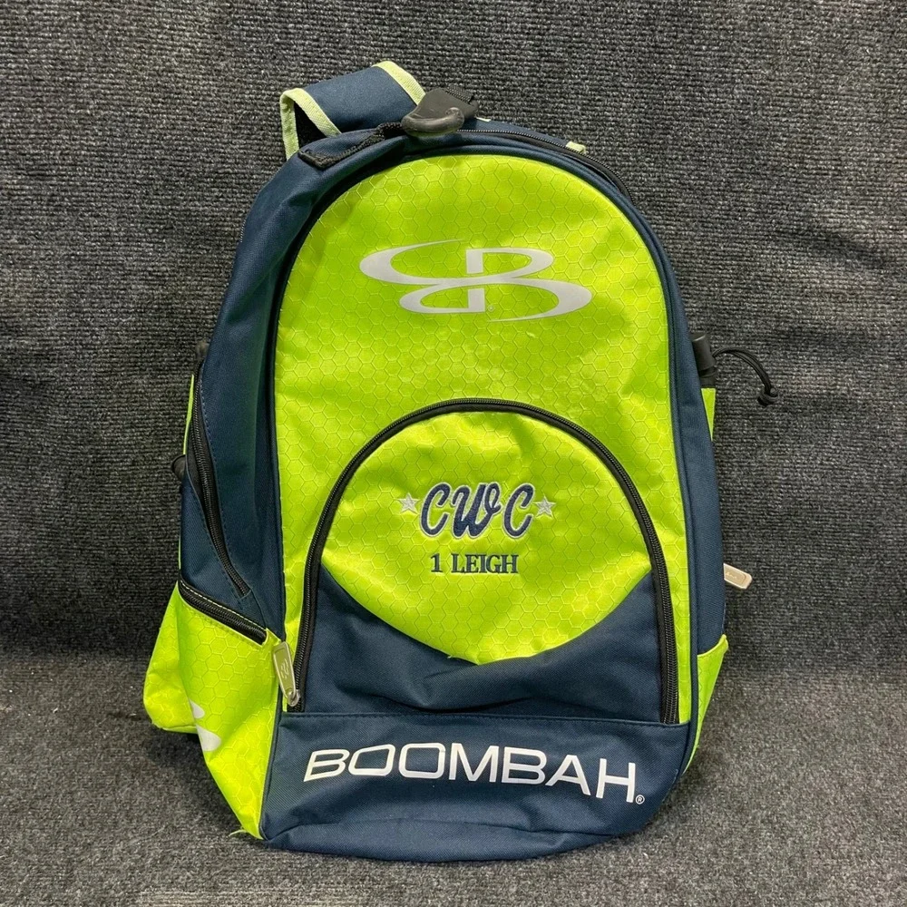 Boombah G360 Tyro‎ Lime Green/Navy Baseball / Softball BatPack Bat Bag Backpack